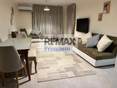 Furnished apartment for rent in Jannat Zayed 2 compound, Sheikh Zayed. 130 square meters, first floor, elevator, 3 bedrooms, 2 bathrooms, fully equipp