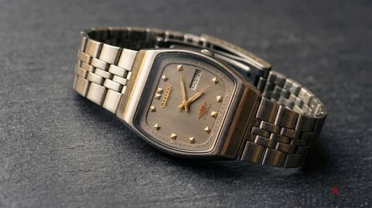 ساعة Citizen Automatic ياباني أصلي جديدة لانج بالسيريال نمبر بها نتيجة