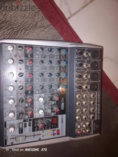 مكسر صوت Behringer XENYX QX12.2USB حاله كسر زيرو مفهوش خدش بالأدبتور