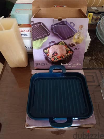 طاجن / مقلاة جريل بورسلين