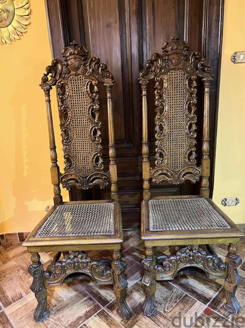 Baroque throne chair: 1