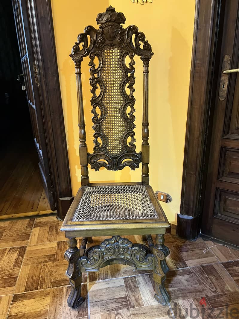 Baroque throne chair: 2