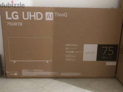TV LG UHD 75”