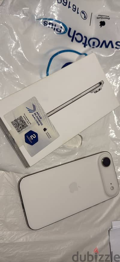 Apple - iPhone 17 Air - battery 100% - 17 cycle- ضمان محلي وفاتوره