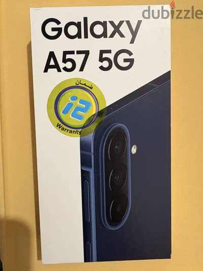 Samsung A57 5G 12GB 256GB New Sealed warranty جديد مبرشم بالضمان