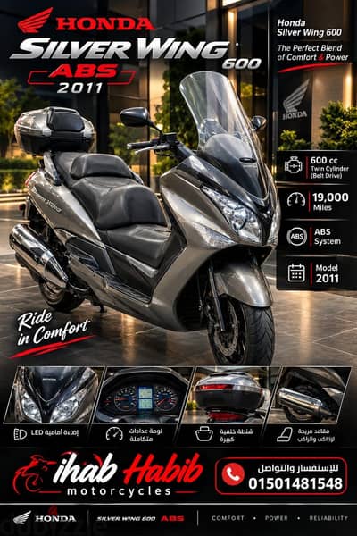 Honda Silverwing 600cc 2011