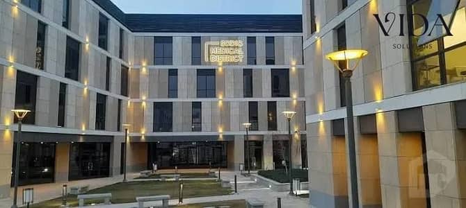 Fully finished clinic (56 sqm) for immediate handover, located at The Medical Hub Center in Beverly Hills Sodic, Sheikh Zayed