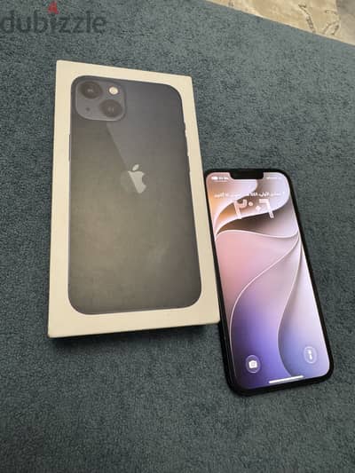 iPhone 13 128g بالعلبه بطاريه ١٠٠٪؜ معفي