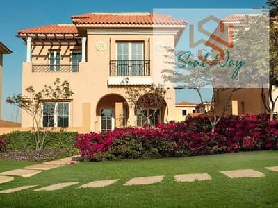 Stand-Alone Villa for Sale in Hyde Park, New Cairo | Belgian Style | Double-Height Ceiling