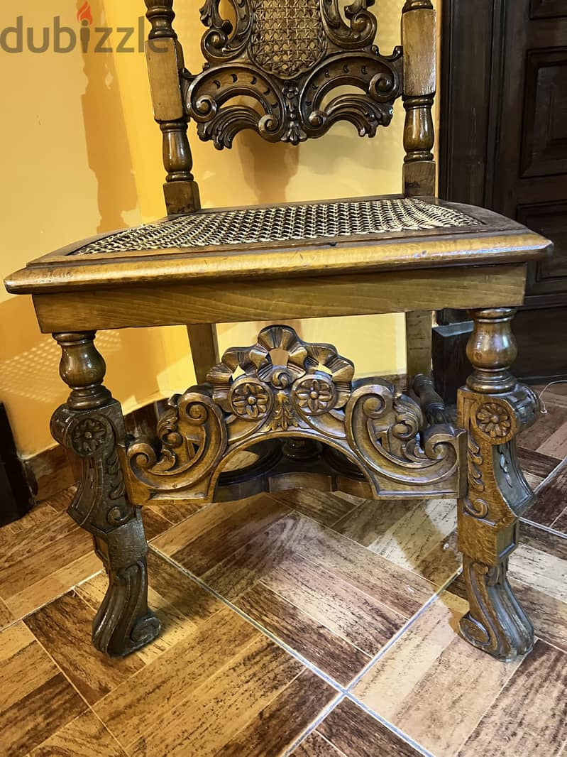 Baroque throne chair: 4