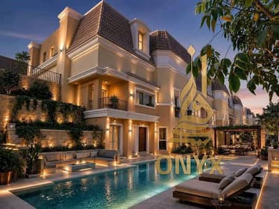 The best price for a 5-bedroom villa, offered by Madinet Masr for Housing and Development in Mostakbal City.