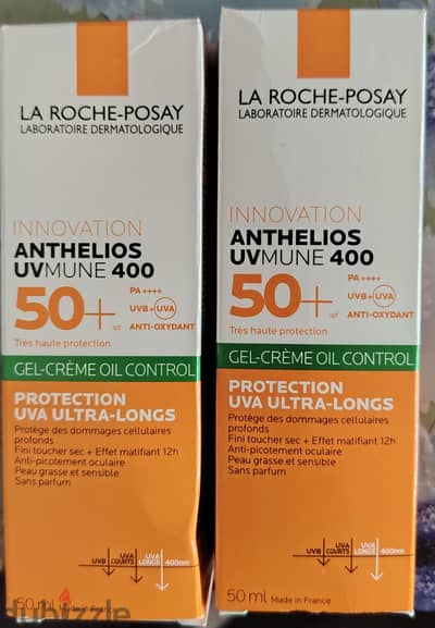 La Roche-Posay anthelios uvmune 400 oil control sunscreen