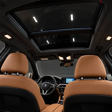 BMW 520i G30 2019 فابريكة جلد بني