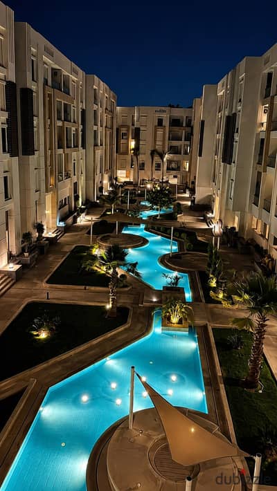 You'll receive your fully finished apartment with super-luxury finishes and a stunning view in the Aljar compound in Al-Shorouk, on Suez Road, across
