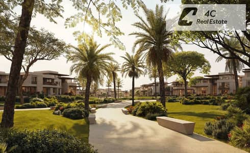 LOWEST DOWNPAYMENT Fully Finished 3 Bedrooms Twinhouse Prime Location With 8 Years Installments in Grova By Hassan Allam New Cairo