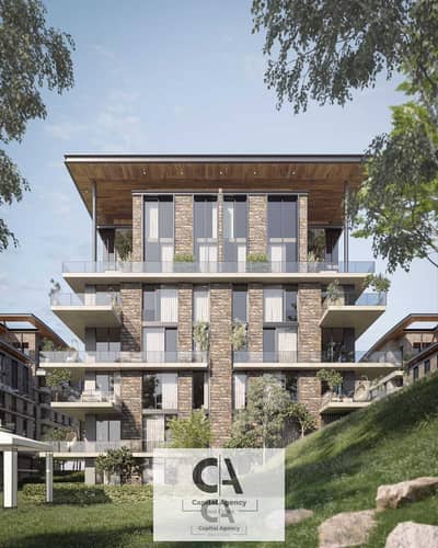 Apartment for sale in Nest Compound, located next to Hyde Park in the heart of the Fifth Settlement. Featuring high-end finishes by Mona Hussein, the