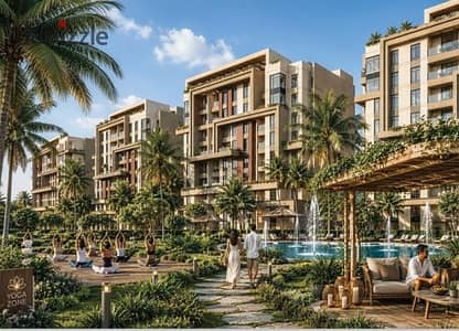 63m² studio in Janora Residence, New Capital’s R8 district. Excellent opportunity with 7.5% down payment and 12-year installments.
