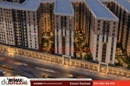 مطلات مفتوحة علي لاند سكيب تشطيب فندقي شقة للبيع في سموحة