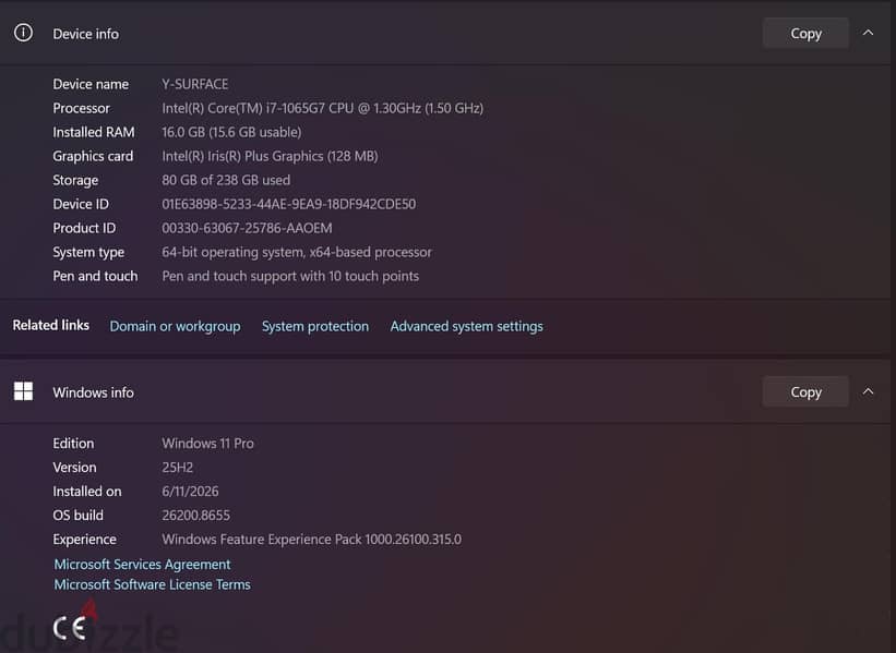 Microsoft Surface Laptop 3 9