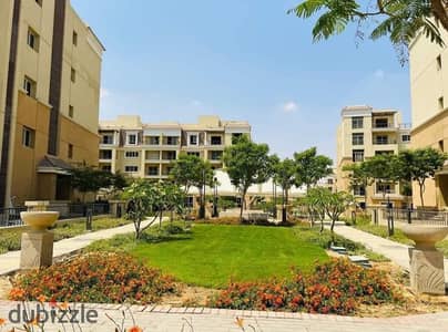 Apartment for sale in Sarai Compound next to Madinaty, with a down payment of 200,000 and installments over 12 years.