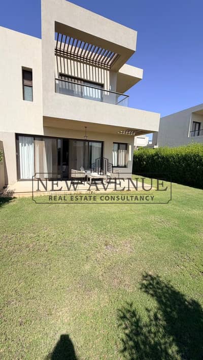 Twin house villa for sale in Phase taurina Azha Al Sokhna fully finished prime location second Ready to move row lagoon