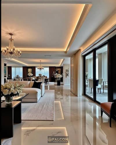 Luxury villa,40%off  fully finished with ACs,open view,100% privacy, for sale in Telal East New Cairo, near Mountain View iCity,Palm hills & Hyde Park