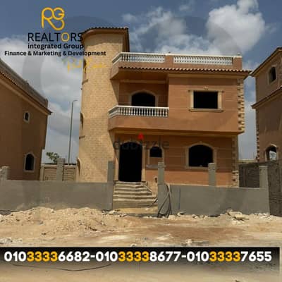 Standalone villa (285 m²) for sale in Media Heights compound – behind Mall of Egypt, near Gezira Club