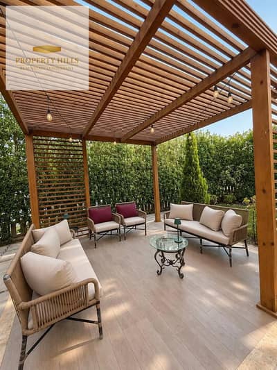 Fully finished Ground Apartments 3 bedrooms with 180 sqm garden view landscape ready to move long term installments over 6 years