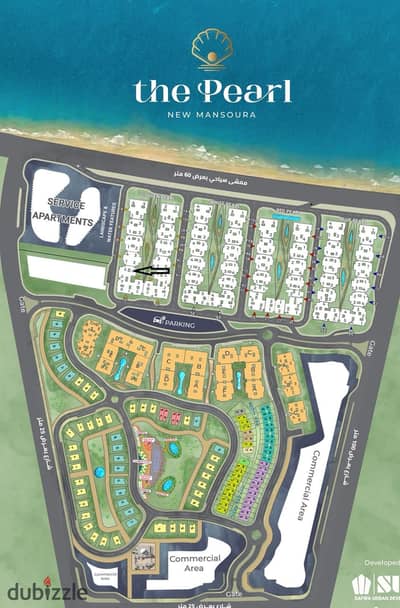 Own your apartment by the sea in The Pearl – New Mansoura!
