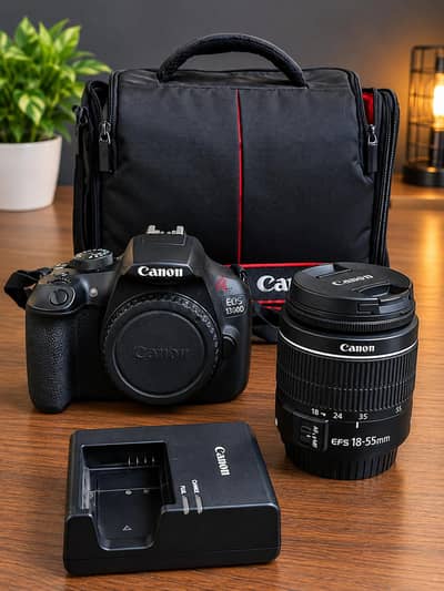 Canon 1300D, Original lense+ Bag