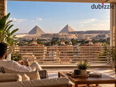 استوديو بروف بإطلالة على الأهرامات والمتحف المصري الكبير بمقدم 728 ألف جنيه فقط