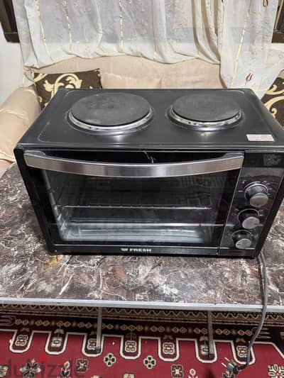 فرن كهربائي فريش Fresh ٤٨ لتر و ٢ عين علوية
