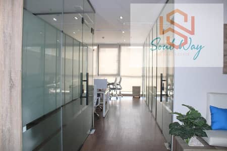 Office fully finished with ac’s very prime location for rent in Mivida ready to move