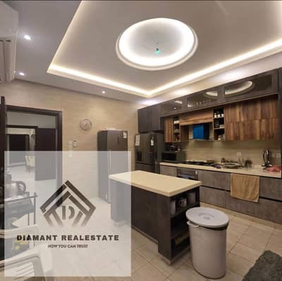 For first time in New Capital, Receive Apartment 3Bed Corner Finished VIP at Special price Over 12Years, Panoramic view of iconic tower