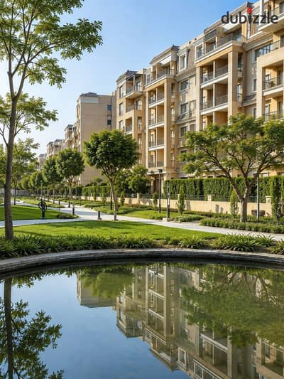 3غرف للبيع فيو خيالي علي لاند سكيب ولاجون في سراي sarai مقدم 3% واقساط علي اطول فترة سداد