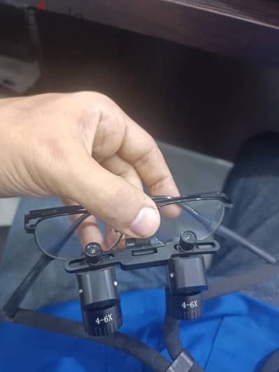 Horyn Ergonomic dental loupe  4-6x with wireless light