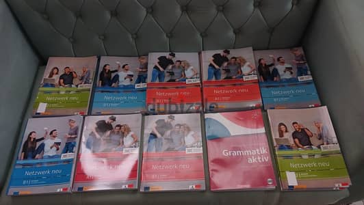 سلسلة menschen و netzwerk neu و grammatik aktiv لتعلم الالماني