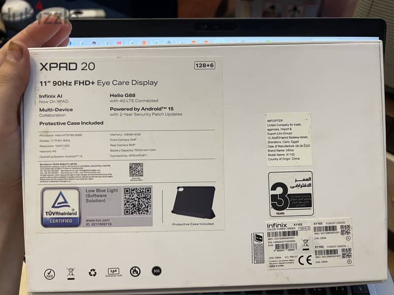 infinix x pad 20 5