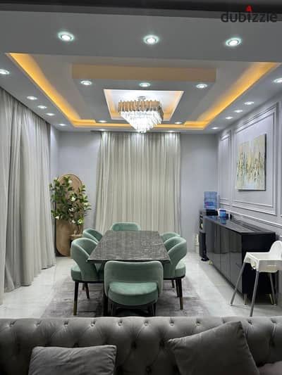 Furnished apartment for rent with modern furniture in Al-Narges, close to Teseen Street and all the distinguished places, 3 minutes from Downtown