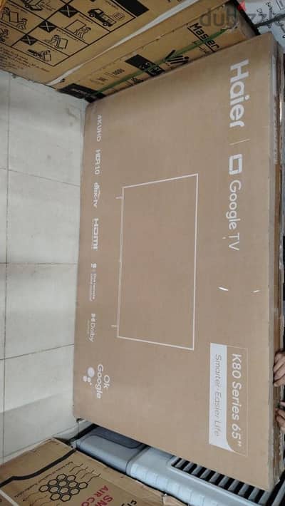 شاشة هاير 65 بوصة سمارت 4K أندرويد Google TV بضمان سنتين