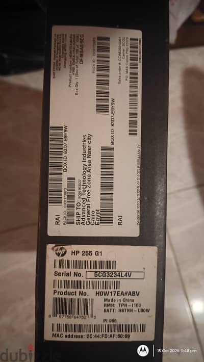 ٢ لاب توب HP للبيع قطع غيار