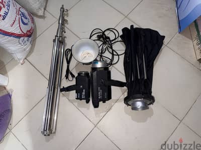 سيت أب إضاءة كامل احترافي Nanlite FS-150B + FS-60B مع أوكتا120 واستاند