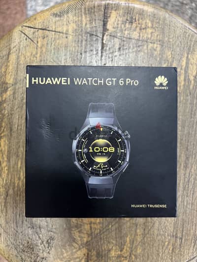 Huawei Watch GT6 Pro Sport 46M Black جديدة