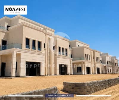 جاهز للأستلام  | فيلا فاخرة بتصميم مميز في نايا ويست | 4 غرف نوم + 4 حمامات | تشطيبات استثنائية | حديقة خاصة | تقسيط على 10 سنوات
