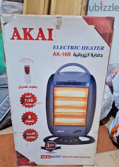 دفاية كهرباء AKAI ياباني 4 شمعة بريموت - جديدة