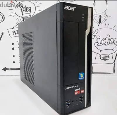 الماركة: Acer ​المعالج: AMD A8 (جيل 7) ​الرامات: 10 جيجا/ddr3 ​الهارد: