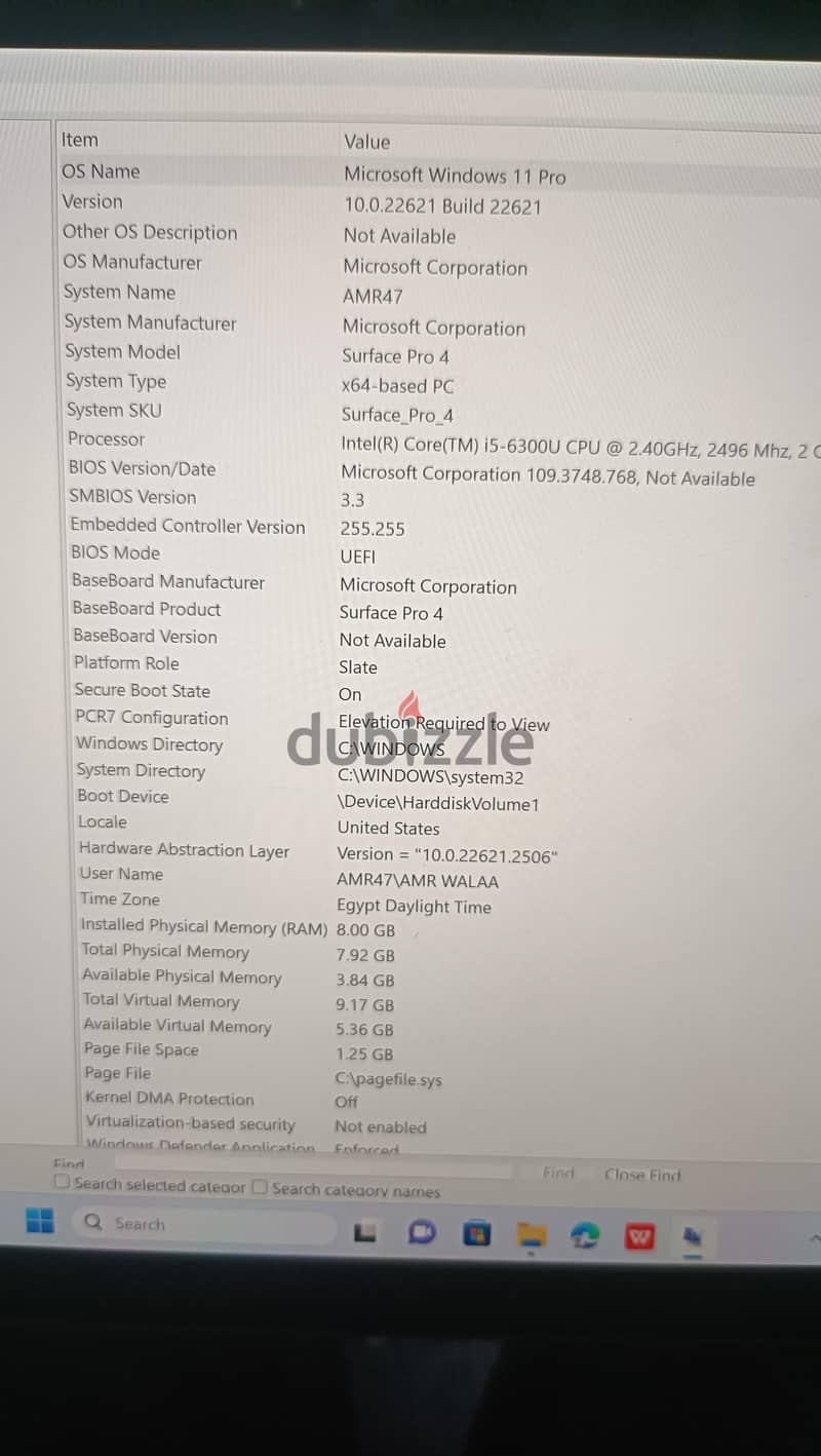 surface pro4 8 ram 8