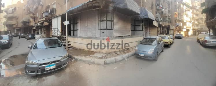 محل ناصيه موقع ممتاز 4ابواب بجوار بنك CIB