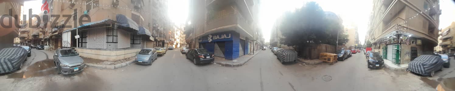 محل ناصيه موقع ممتاز 4ابواب بجوار بنك CIB