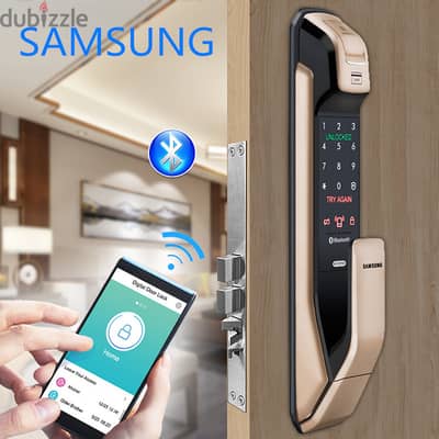 قفل ذكي سامسونج ذهبي Samsung Smart Lock SHP-DP920FG (جديد بالكرتونة )